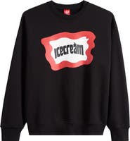 ICECREAM Cotton Graphic Sweatshirt