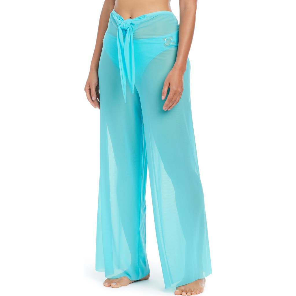 Bleu Rod Beattie Rod Beattie Be Transparent Tie Front Cover-up Pants