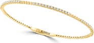 EFFY 14K Gold Plated Sterling Silver Lab Grown Diamond Bracelet
