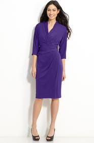 Suzi Chin for Maggy Boutique Faux Wrap Jersey Dress