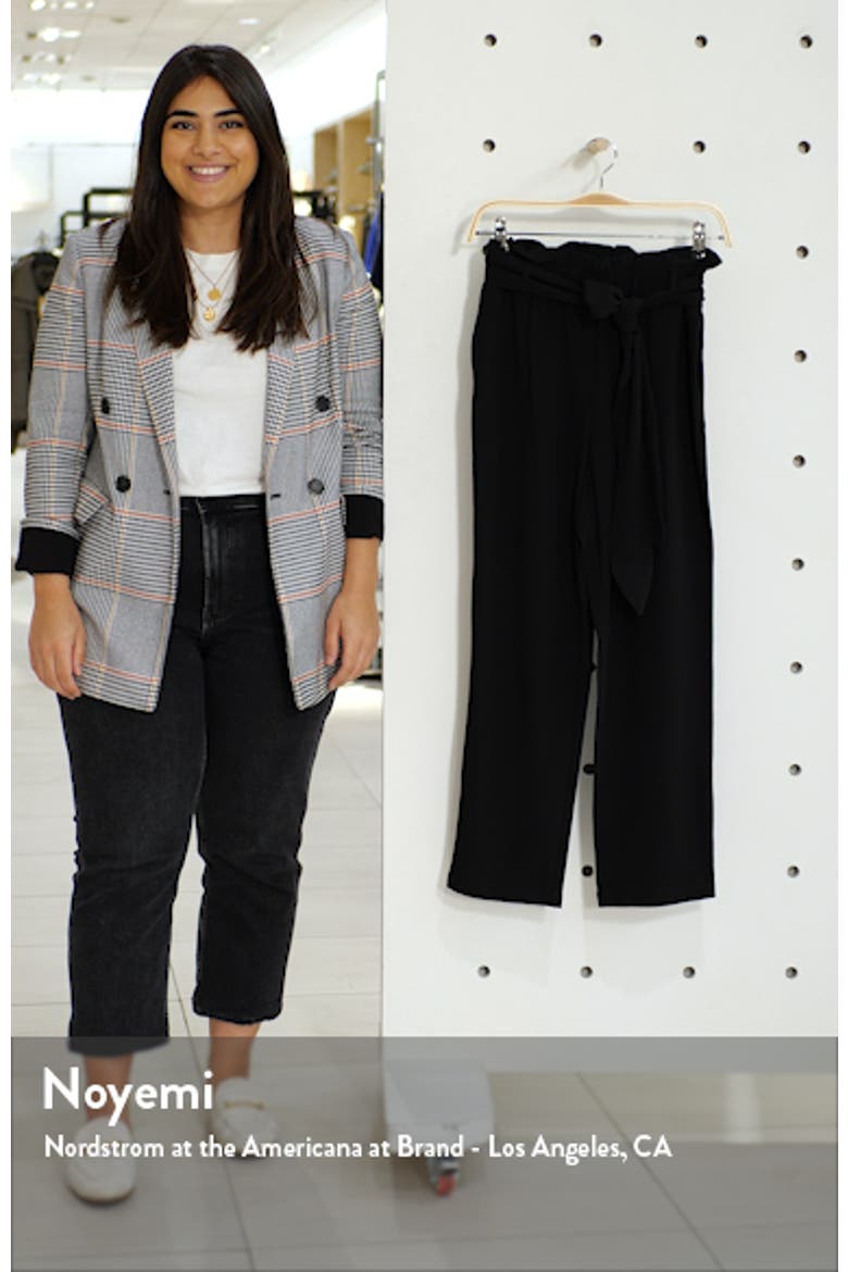 x Influencers Tie Waist Paperbag Pants video
