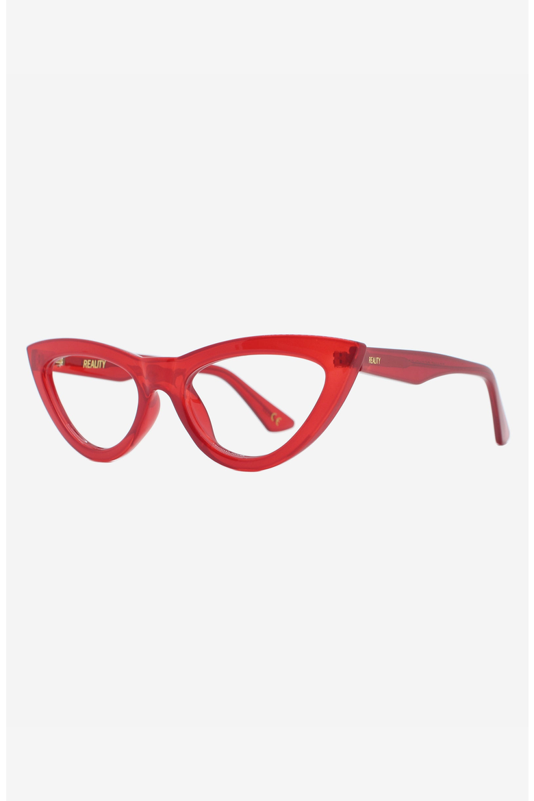 Kiss Kiss Reader Glasses, Alternate, color, Raspberry