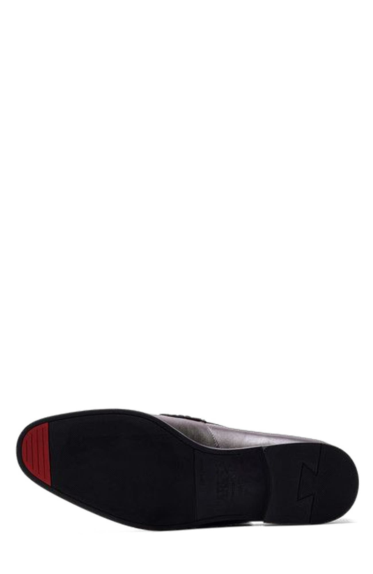 Leon Penny Loafer, Alternate, color, Brown Leather