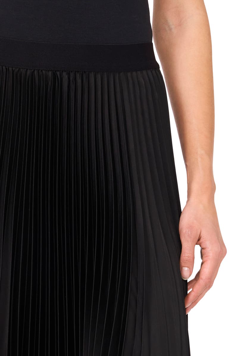 Halogen<sup>®</sup> Pleated Slit Hem Midi Skirt, Alternate, color,