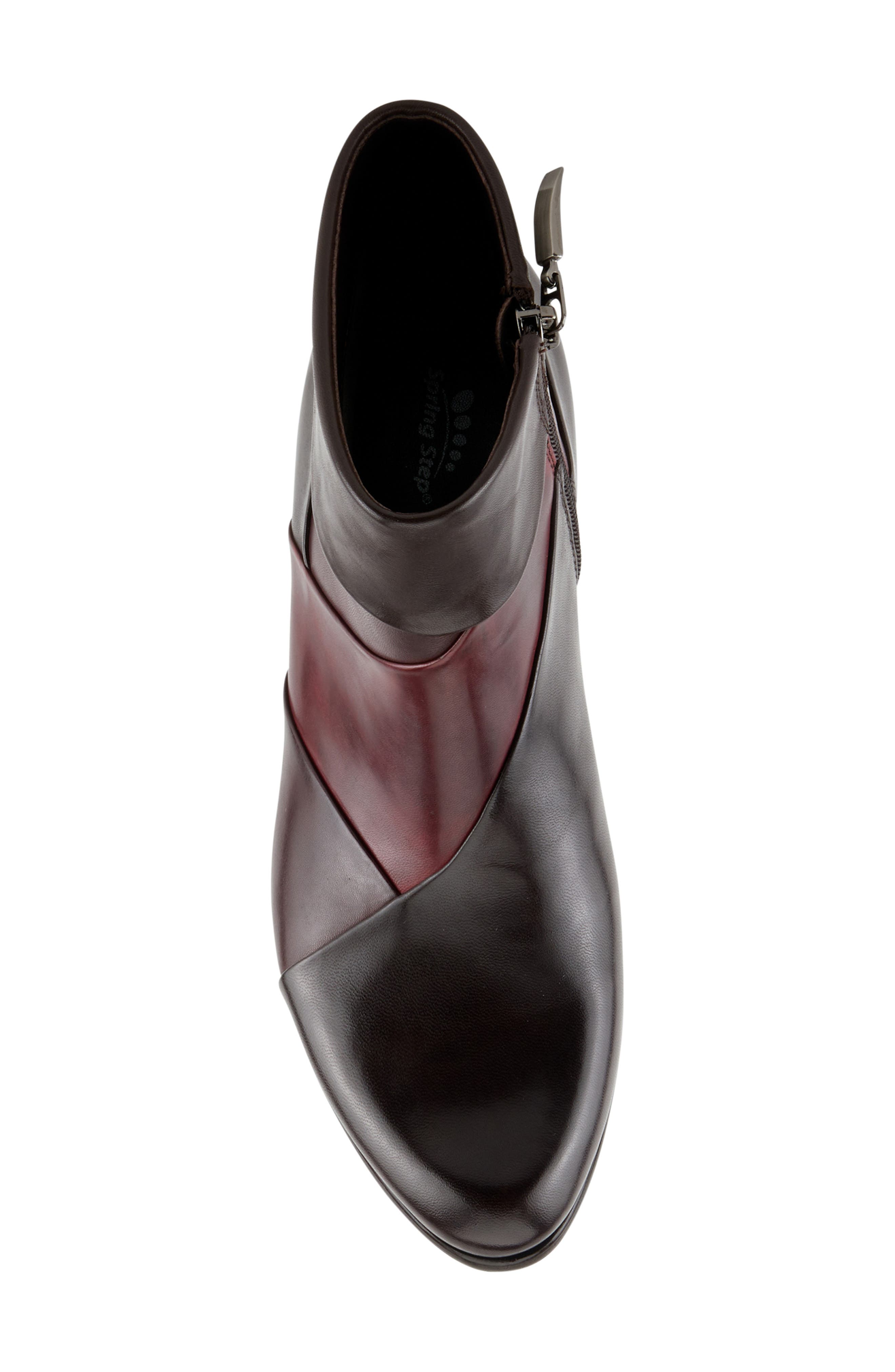 Mayvilla Bootie, Alternate, color, CHOCOLATE MULTI