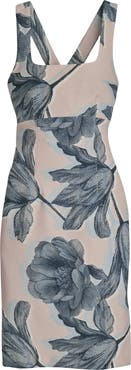 Donna Karan New York Floral Sheath Dress