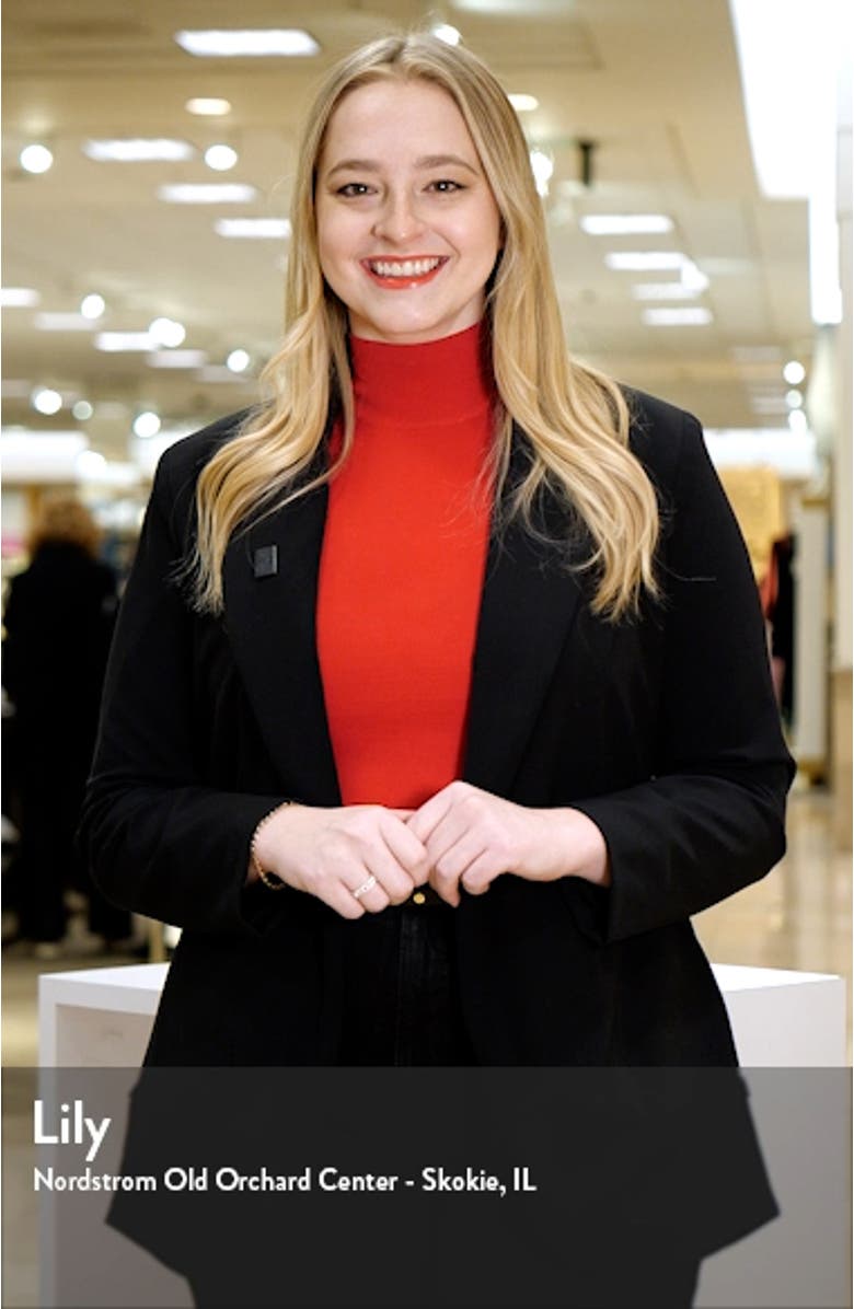 Belmont Curb Link Narrow Ring with Pavé Diamonds, sales video thumbnail