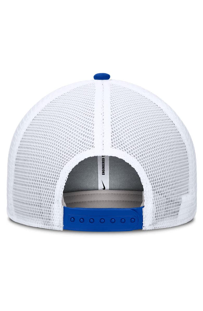 Nike Men's Nike Royal/White Duke Blue Devils Rise Primetime Performance Trucker Adjustable Hat, Alternate, color, Royal