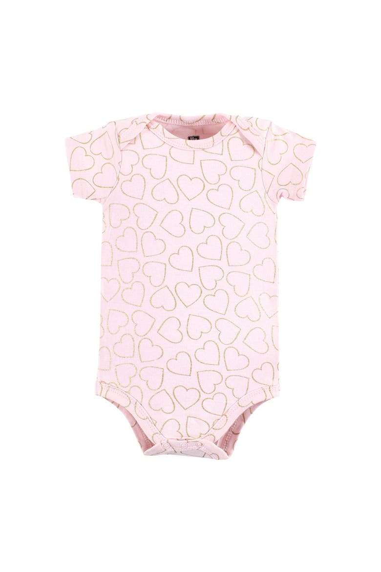 Cotton Bodysuits 5-Pack, Alternate, color, Girl Mommy Pink Navy 5Pk