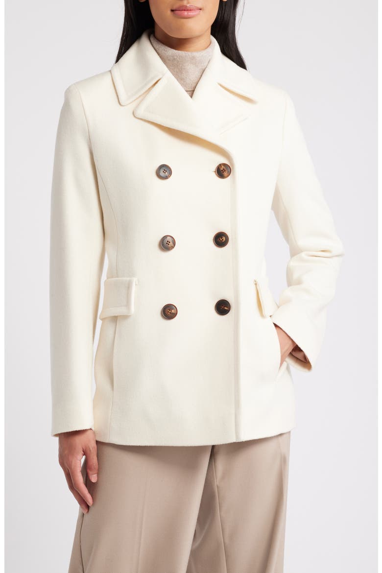 Ali Wool Peacoat (Nordstrom Exclusive), Main, color, PARCHMENT