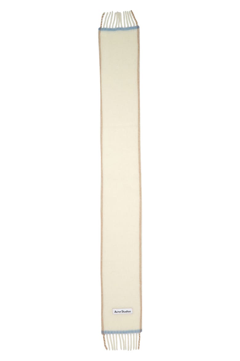 Valley Fringe Scarf, Main, color, WHITE