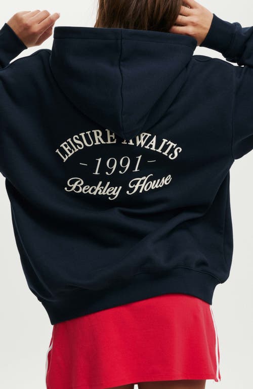 COTTON ON GRAPHIC FLEECE HOODIE 