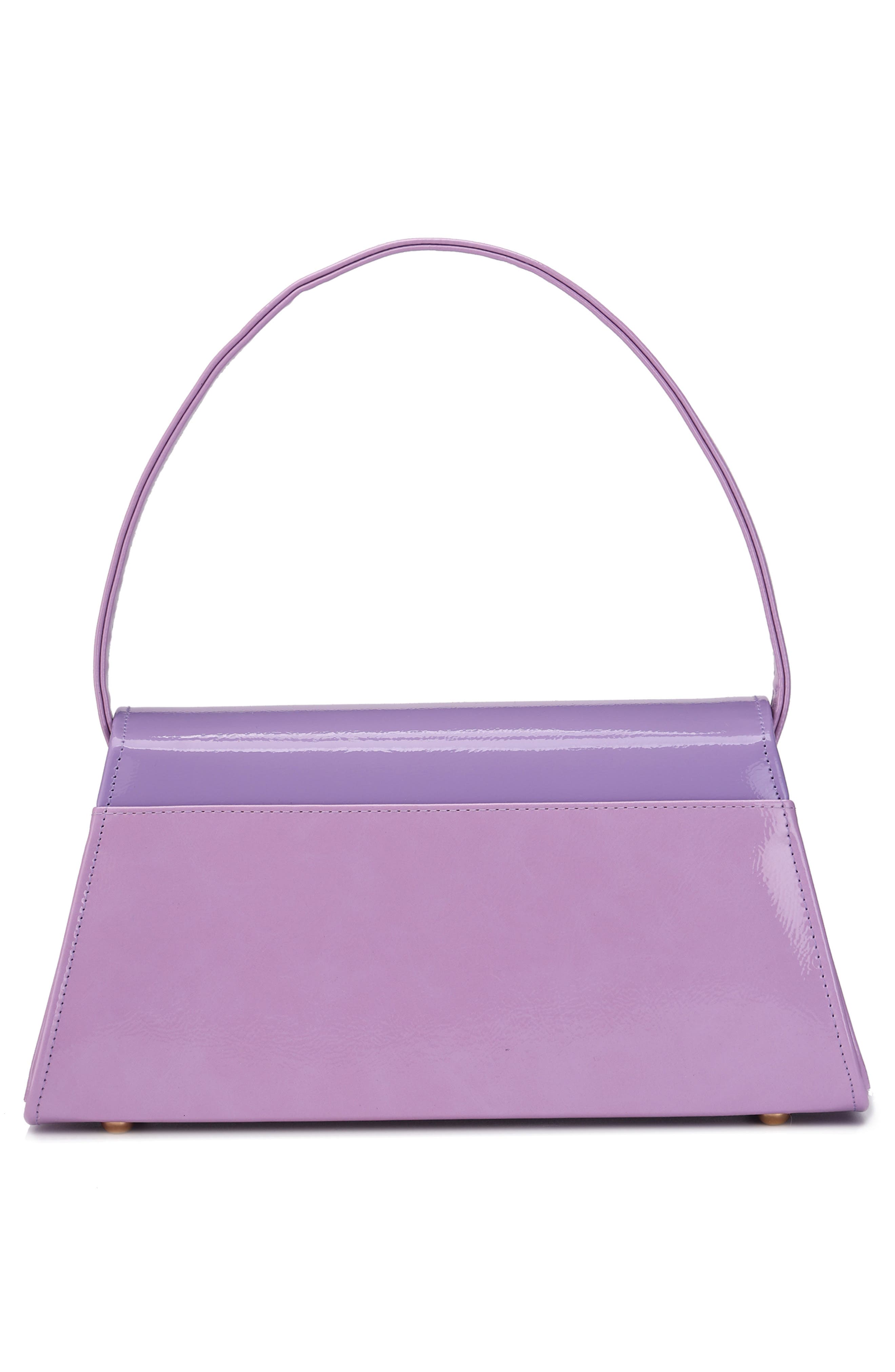 NINETY UNION Patent Faux Leather Handbag, Alternate, color, Lavender Multi