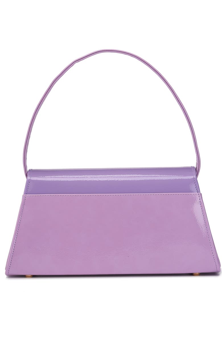 NINETY UNION Patent Faux Leather Handbag, Alternate, color, Lavender Multi