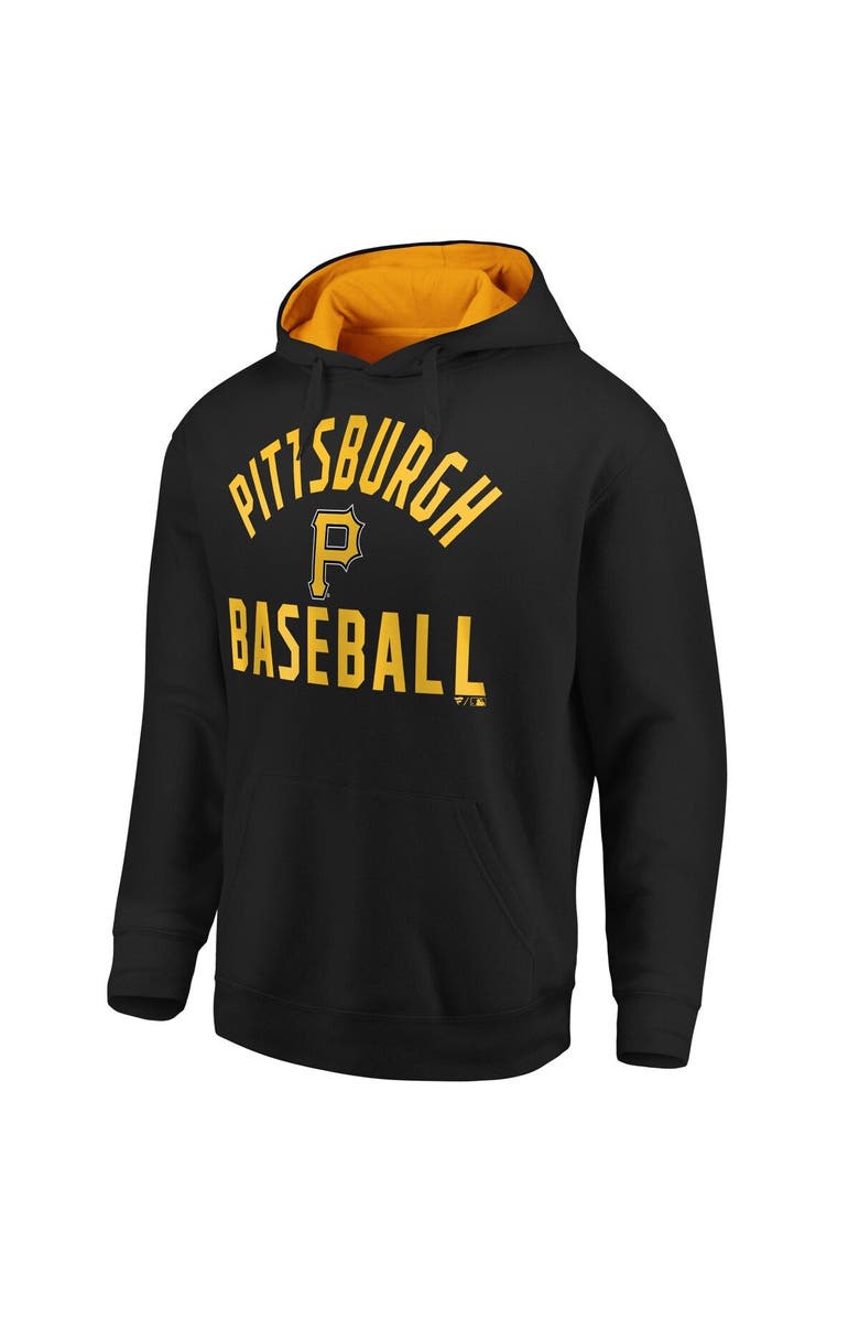 FANATICS Men's Fanatics Branded Black/Gold Pittsburgh Pirates Team Pride Pullover Hoodie, Alternate, color,