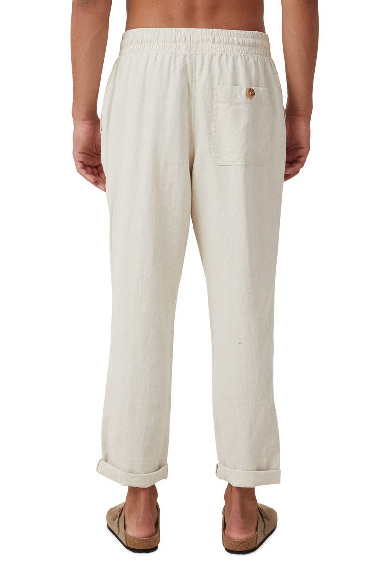 Men's Linen Pant, Alternate, color, OATMEAL