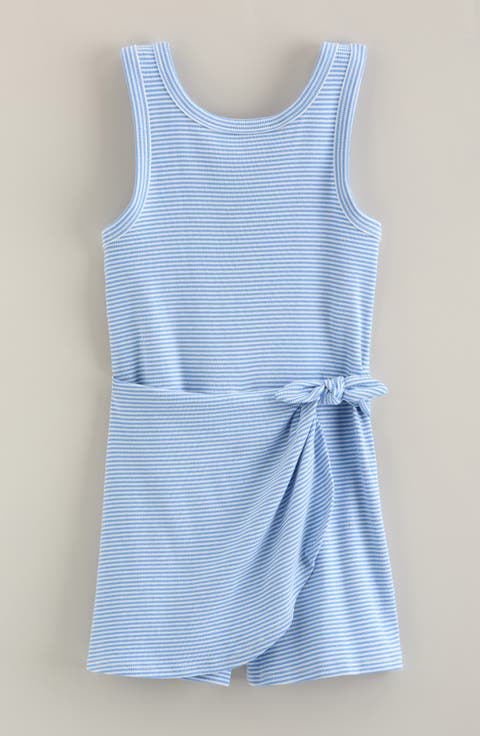 Kids' Wrap Skirt Romper (Big Kid)