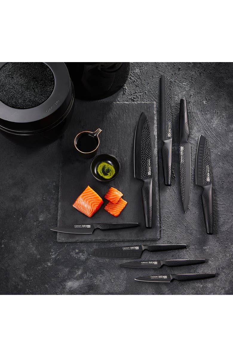 Cuisine::pro<sup>®</sup> iD3<sup>®</sup> BLACK SAMURAI The Egg 9-Piece Knife Block, Alternate, color, Black