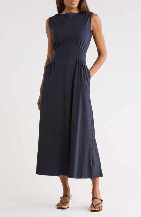 Scotch & Soda Boat Neck Sleeveless Dress