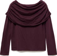 MANGO Off the Shoulder Sweater