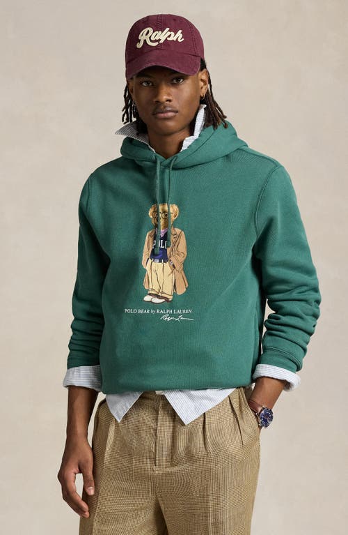 Polo Ralph Lauren Ralph Lauren Polo Bear Fleece Hoodie In Green