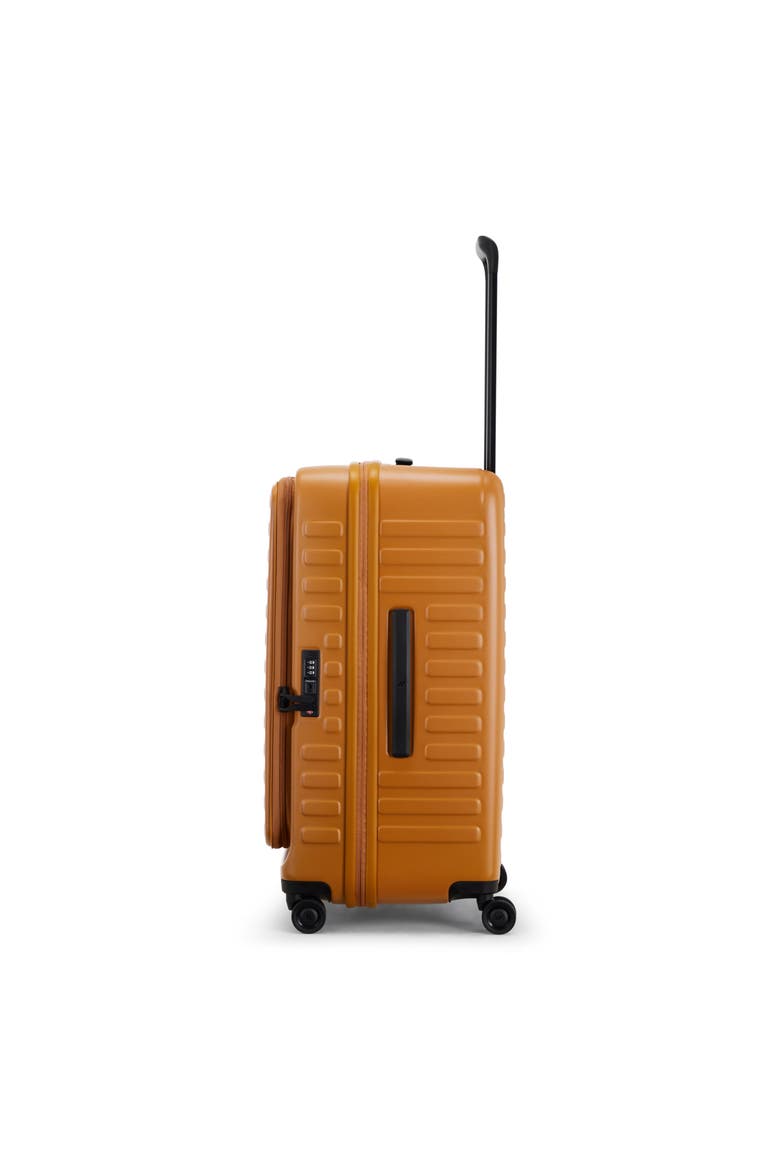 Cubo Fit Lite Check in 28 inch Lightweight Luggage, Alternate, color, Golden Ochre