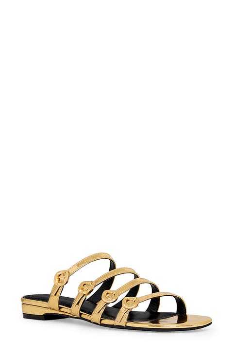Buckle Slide Sandal (Women)
