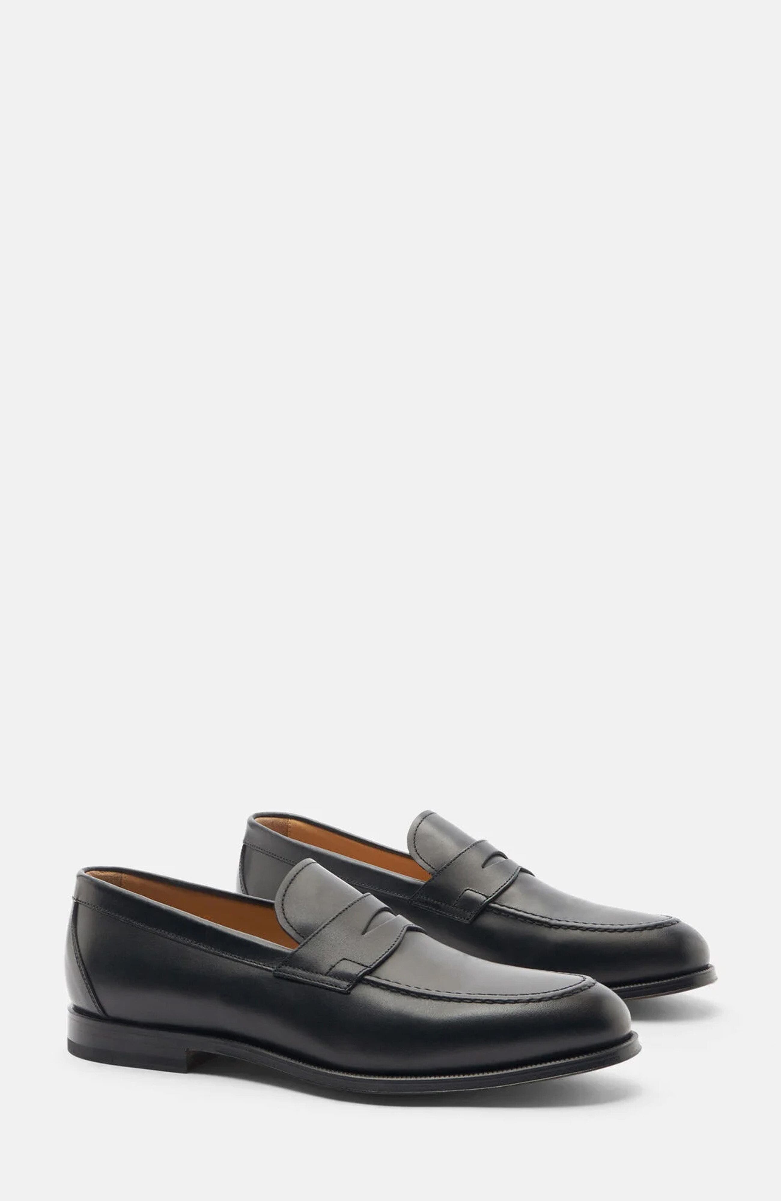 SCAROSSO Stefano Loafers, Main, color, Black - Calf