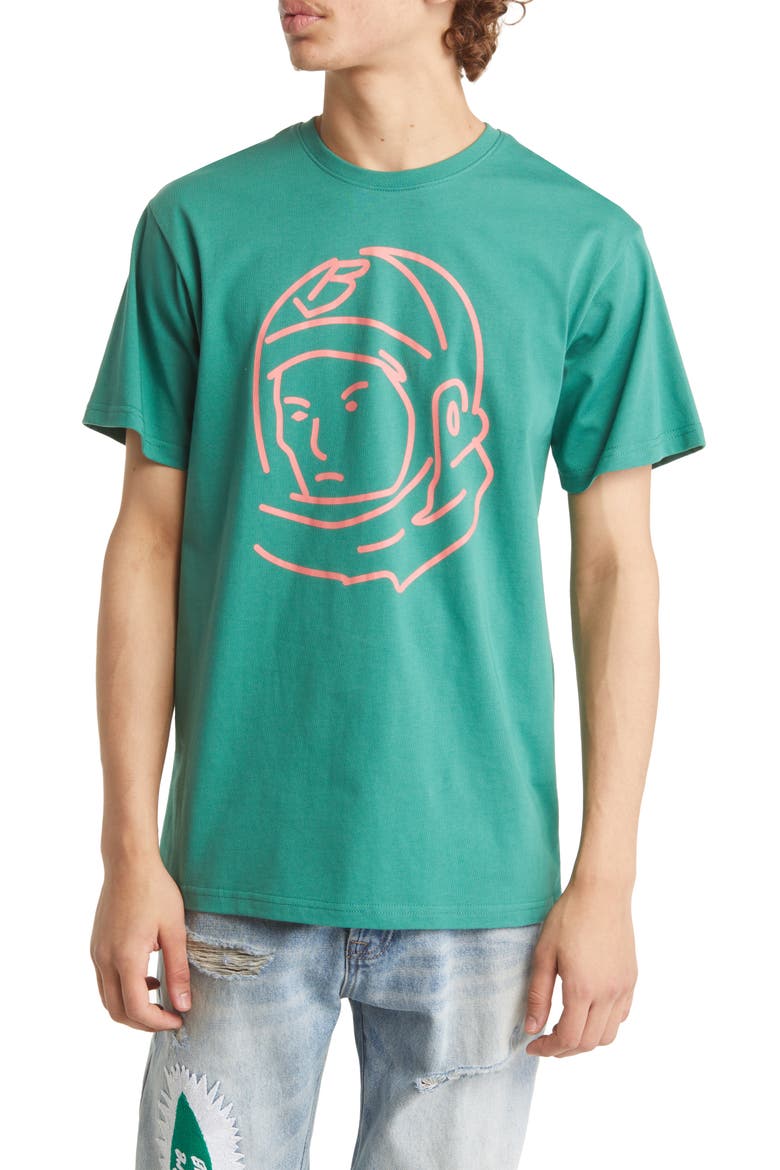BB Helmet Cotton Graphic Tee, Main, color, FIR
