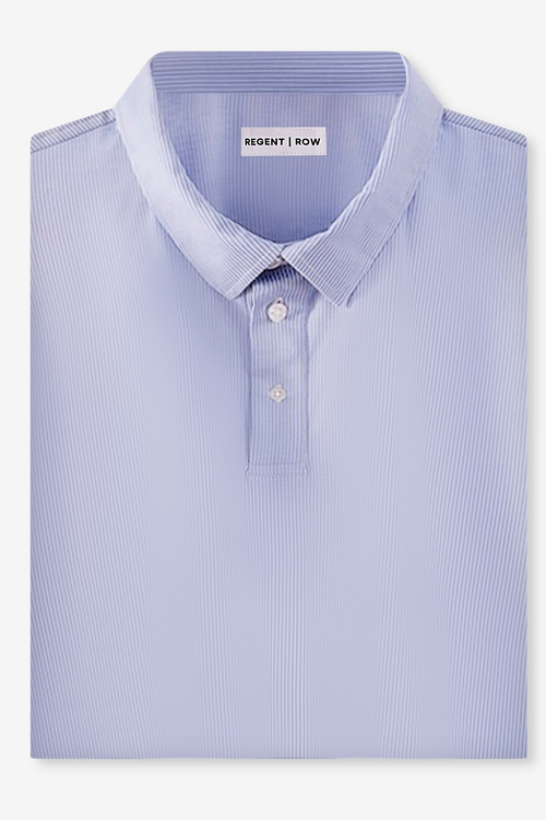 Regent Row Men's Big and Tall stanton shirt polo in Light-Blue-Stripe-57  product