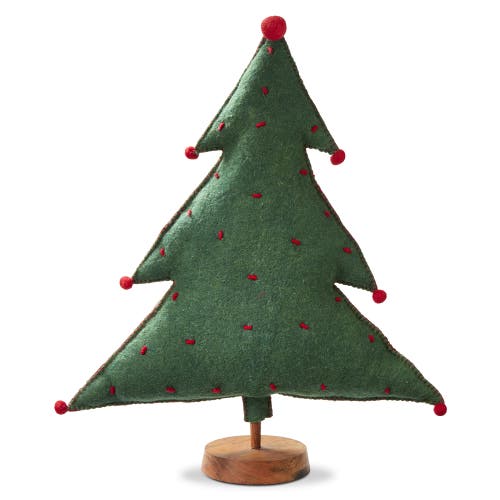 Tag Large Merry Tree Holiday Sculpture Green Multi Felt Decor In Green