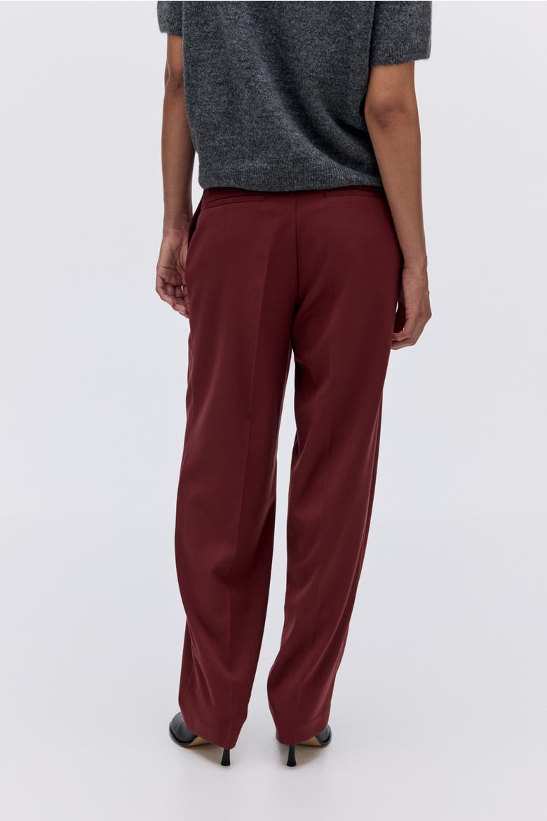 Tailored Trousers, Alternate, color, Red
