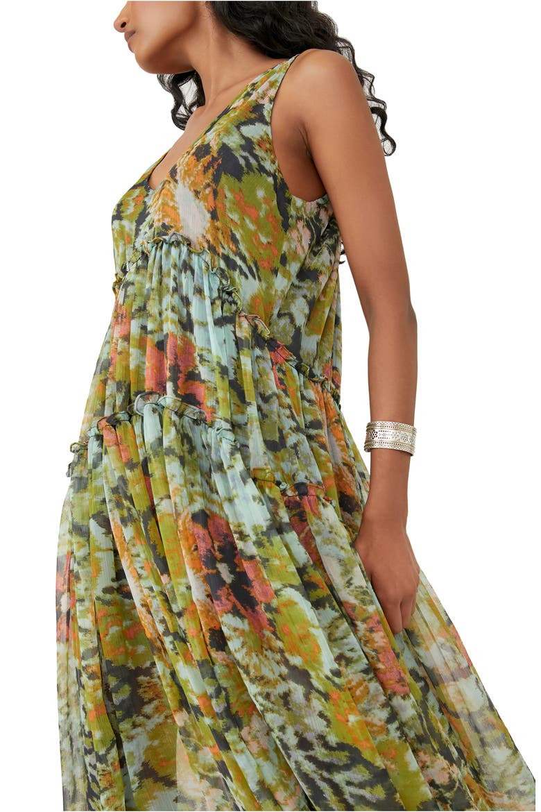 Julianna Floral Maxi Dress, Alternate, color, MISTY COMBO