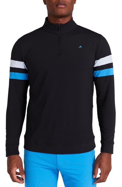 Wilson Stripe Detail Quarter-Zip Pullover