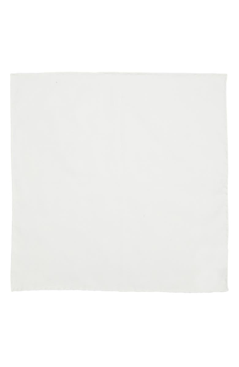 ZEGNA TIES Cotton & Linen Pocket Square, Alternate, color,