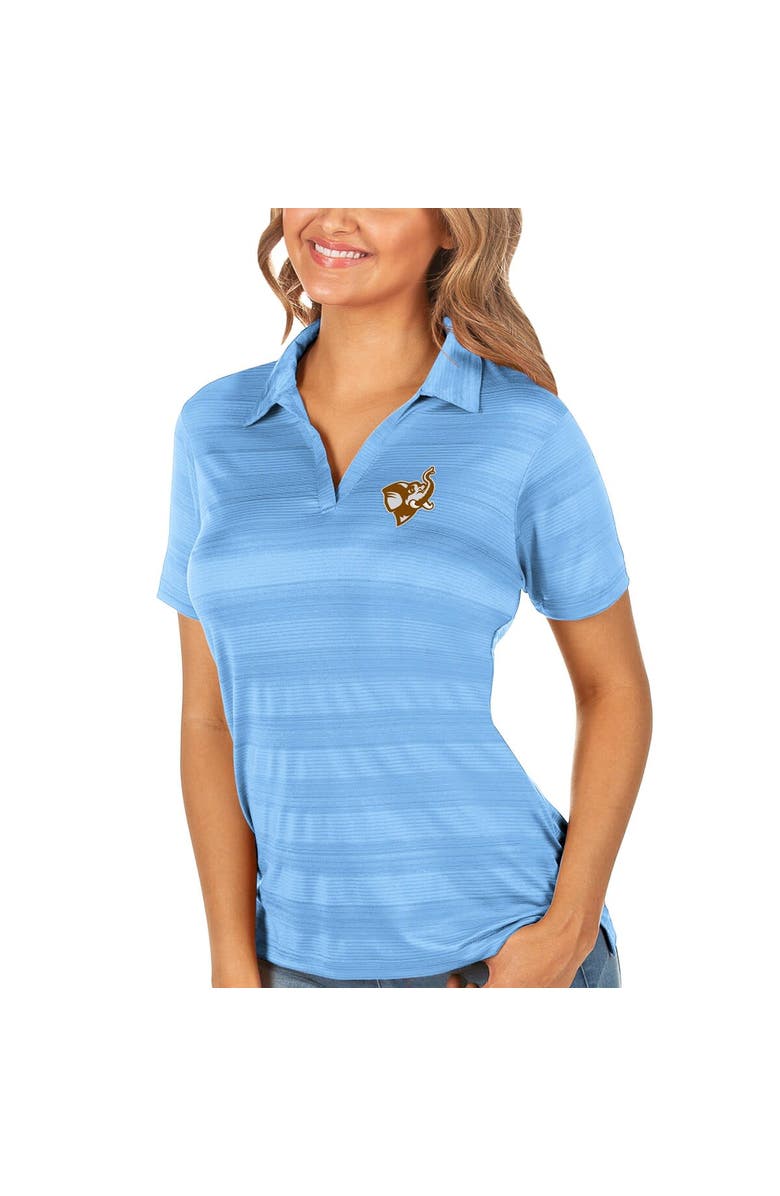 ANTIGUA Women's Antigua Blue Tufts University Jumbos Compass Polo, Main, color, 