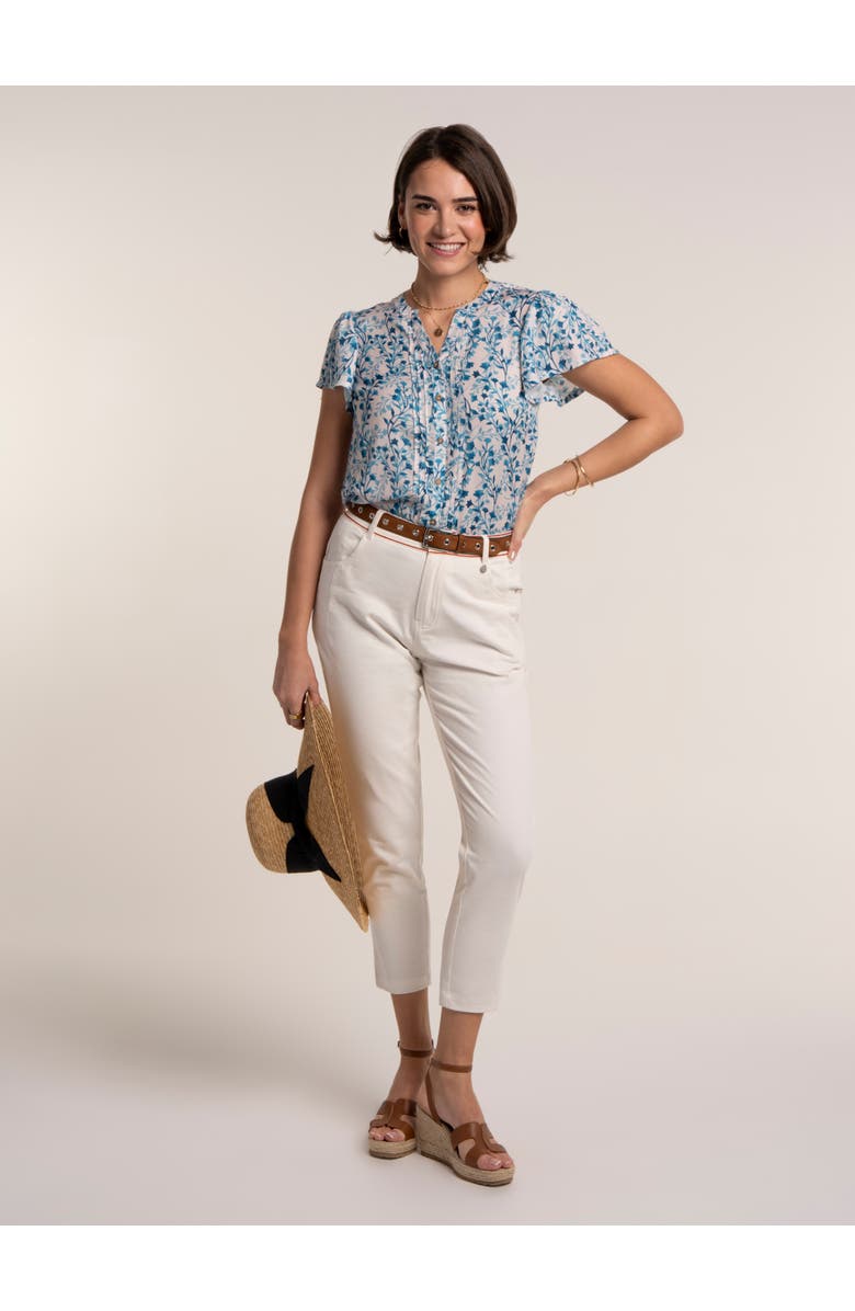 Brakeburn Bianca Blouse, Main, color, Cream