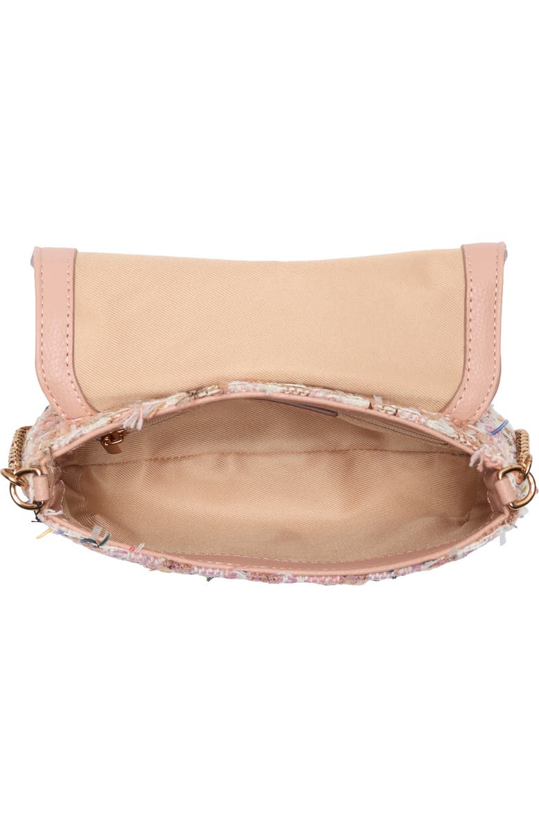 Sam Edelman Jasmine Small Flap Shoulder Bag, Alternate, color, Pink Sand