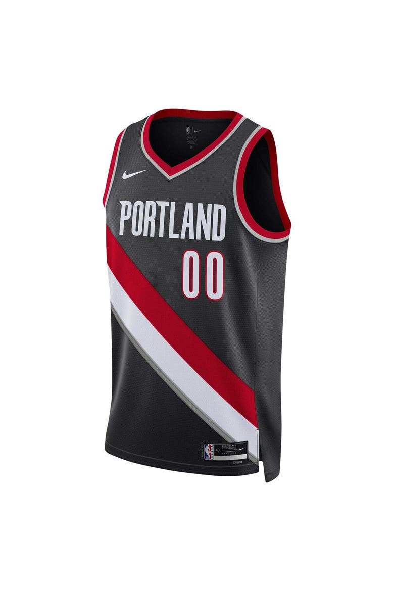 Unisex Nike Scoot Henderson Black Portland Trail Blazers 2023 NBA Draft Swingman Jersey - Icon Edition, Alternate, color, Black