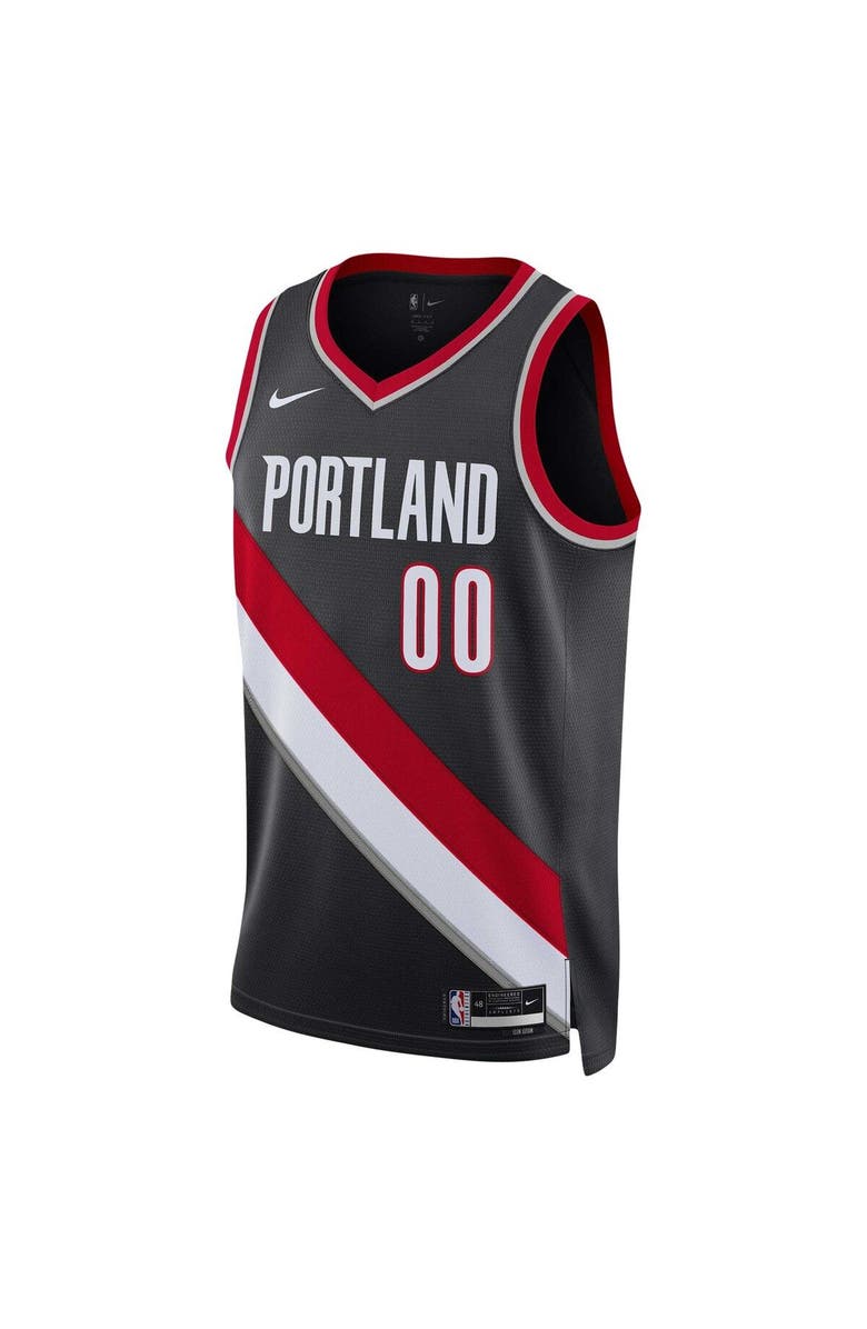 Nike Unisex Nike Scoot Henderson Black Portland Trail Blazers 2023 NBA Draft Swingman Jersey - Icon Edition, Alternate, color, Black
