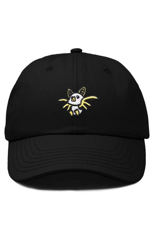 Dalix Honduran Bat Embroidered Dad Hat In Black