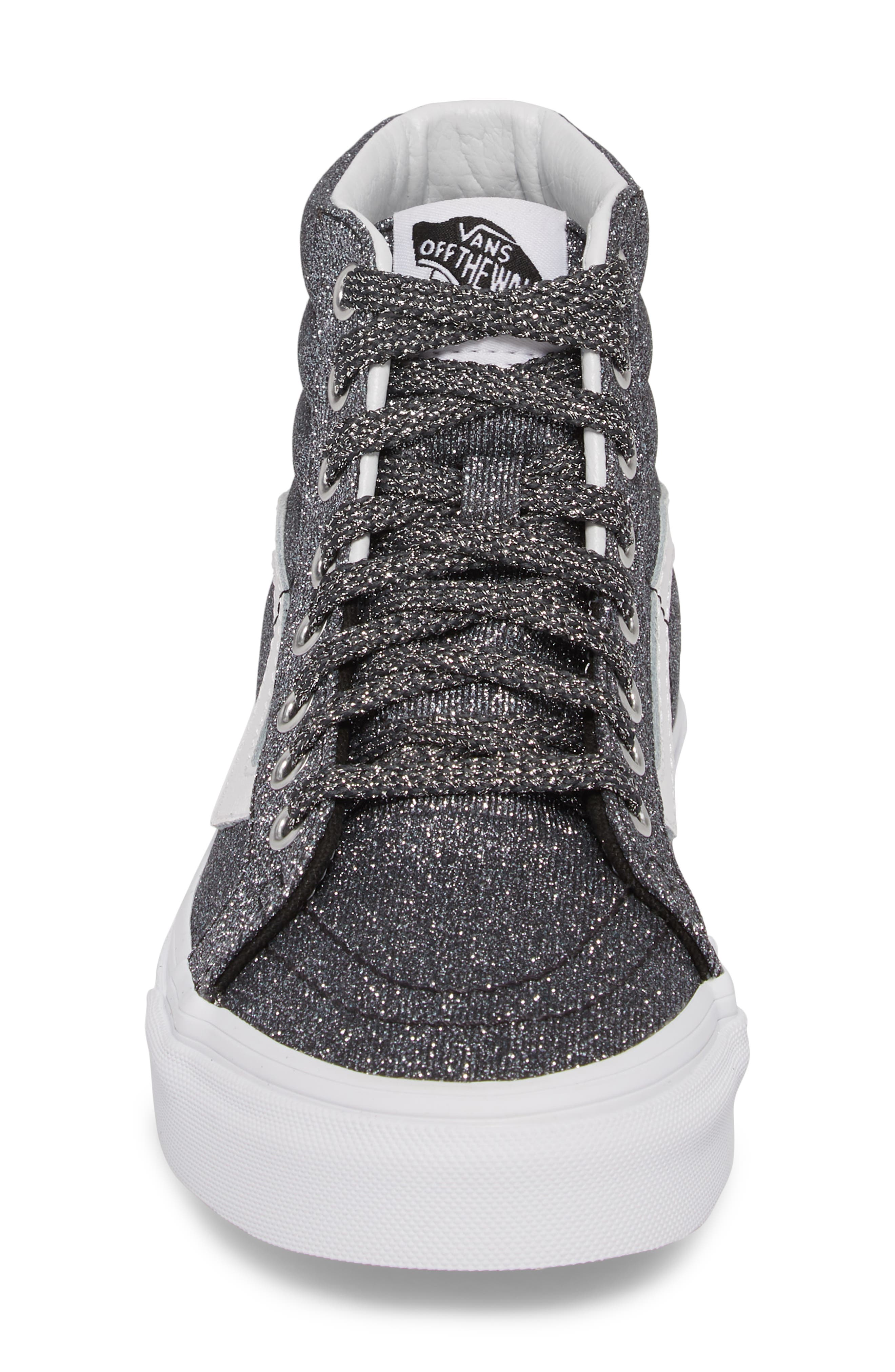 Vans UA Sk8-Hi Reissue Glitter Sneaker, Alternate, color, 