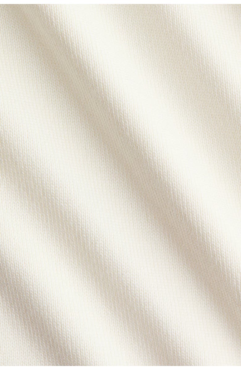 H&M Draped Fine-knit Top, Alternate, color, White