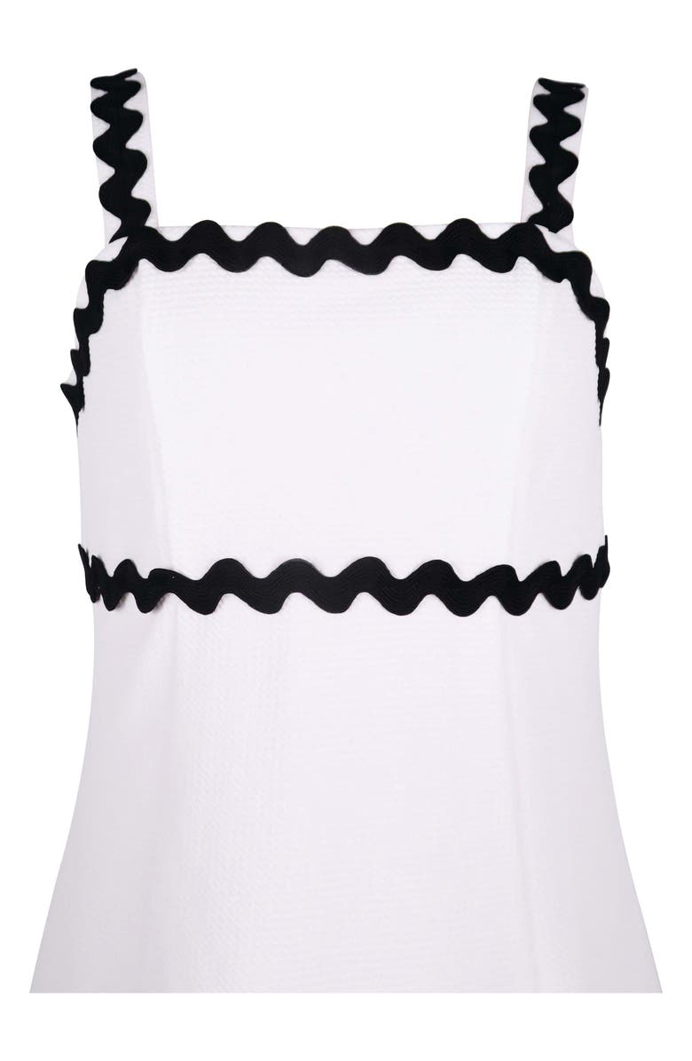 Zunie Kids' Rickrack Dress, Alternate, color, Ivory