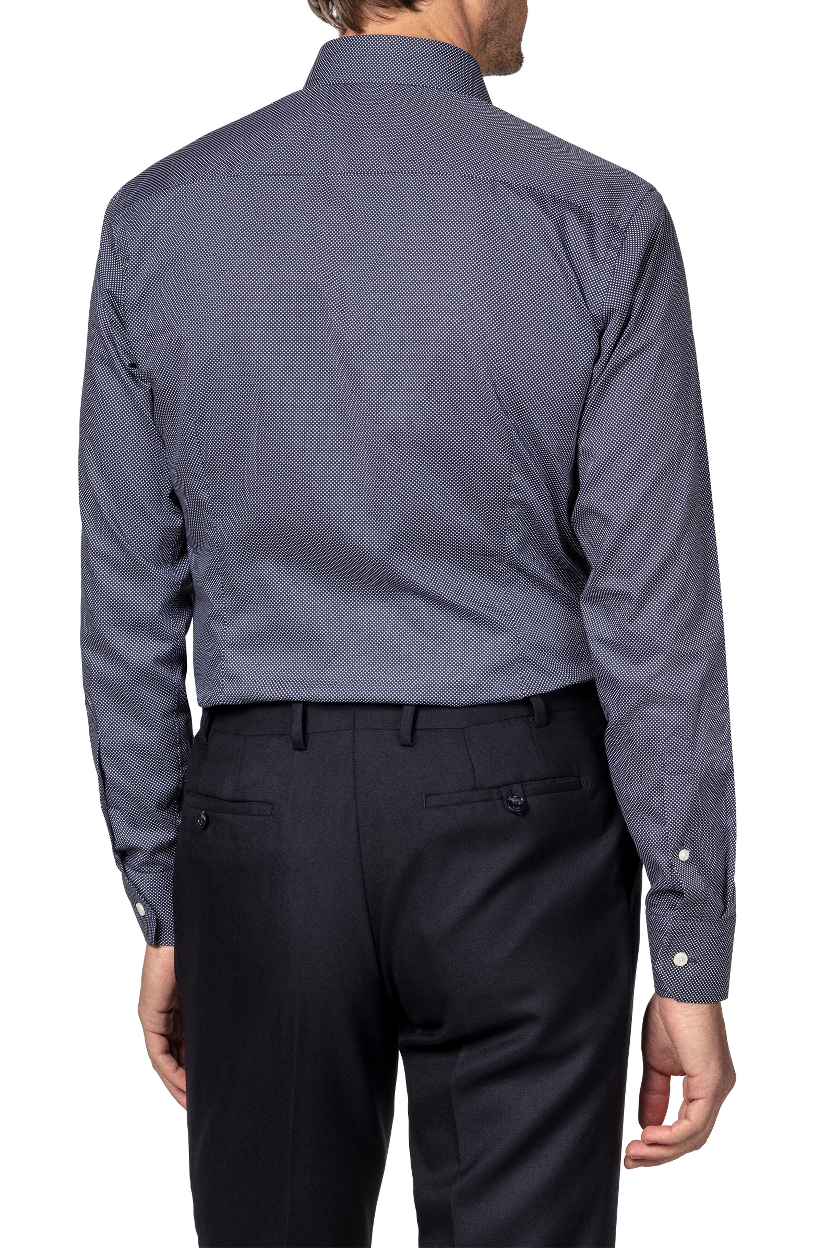 Eton Contemporary Fit Signature Polka Dot Dress Shirt (Men) | Nordstromrack