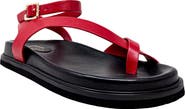SHUSHOP Berry Ankle Strap Sandal