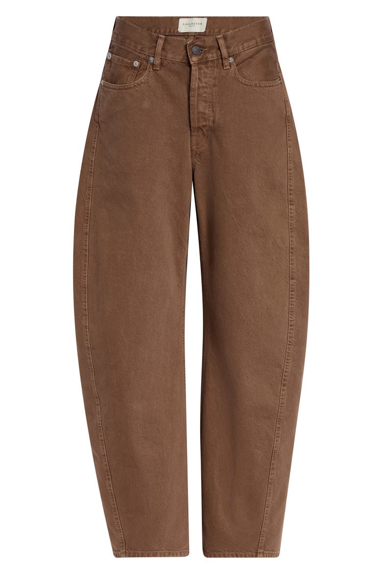 Callum Barrel Leg Jeans, Alternate, color, BRONZE