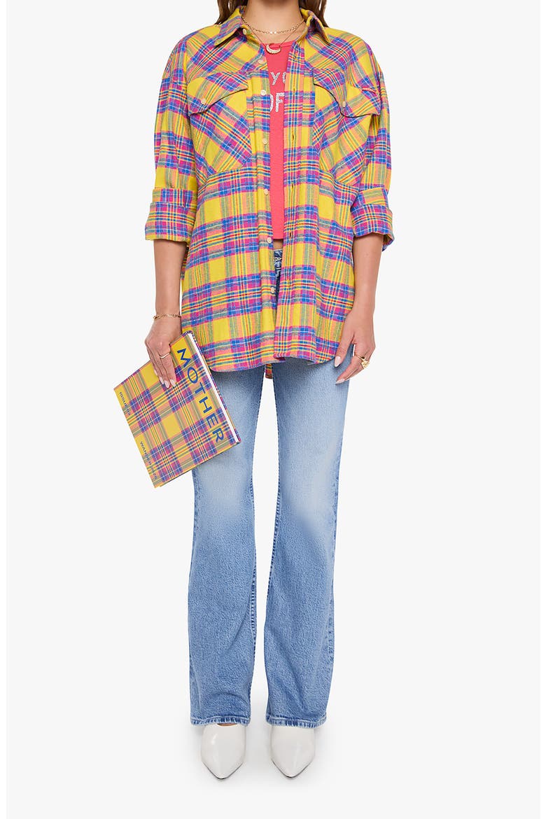 The Lazy Sunday Plaid Shirt, Alternate, color, POWER BALLAD