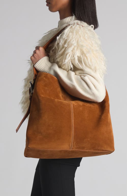 Alexander Mcqueen Mcqueen T-bar Suede Shoulder Bag In Multi