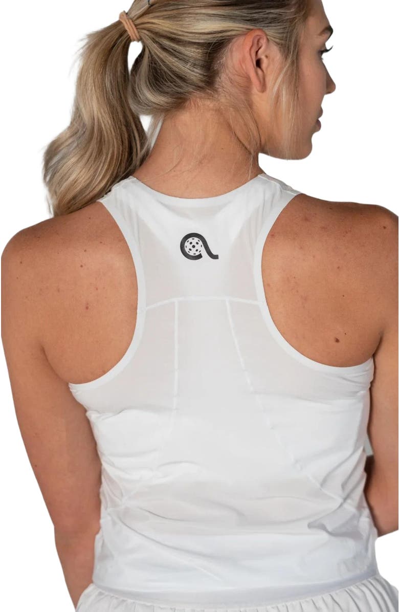 AVI Bounce-It Pickleball Tank, Alternate, color, Club White